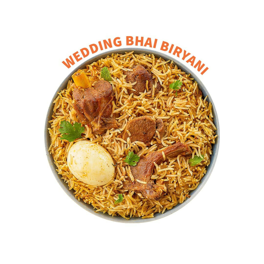 Cookd Wedding Bhai Biryani Paste in a jar, showcasing the vibrant, aromatic cooking paste used for authentic biryani preparation.
