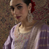 Dhiyona IE Ethnic Motifs Embroidered Thread Work Straight Kurta With Trousers & Dupatta