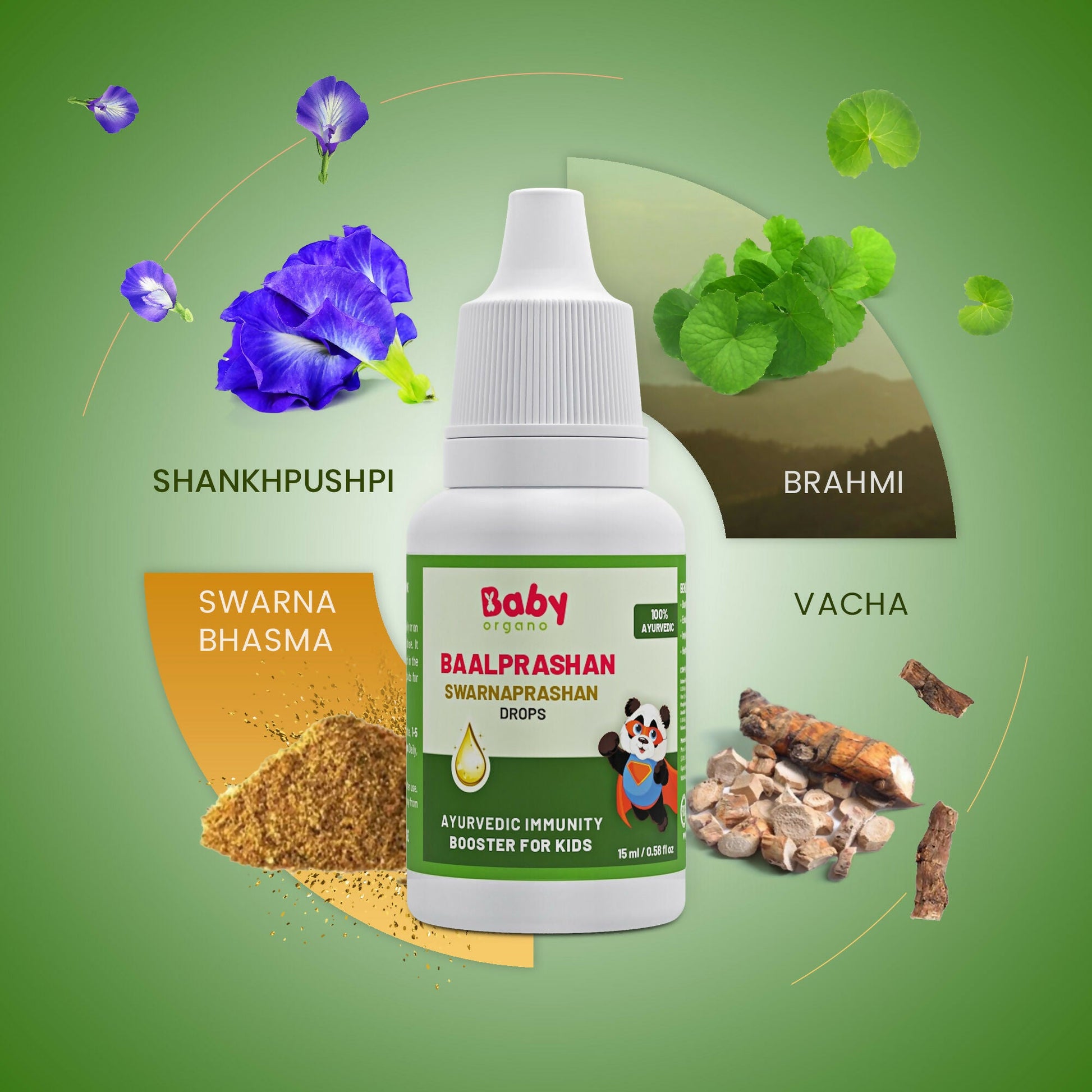 Babyorgano Swarnaprashan Drops (Baalprashan) - Indyancart
