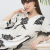 Indyancart IE Floral Printed V-Neck Tunic & Trousers