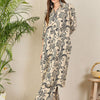 Dhiyona IE Women Abstract Printed Cotton Kurta with Palazzos