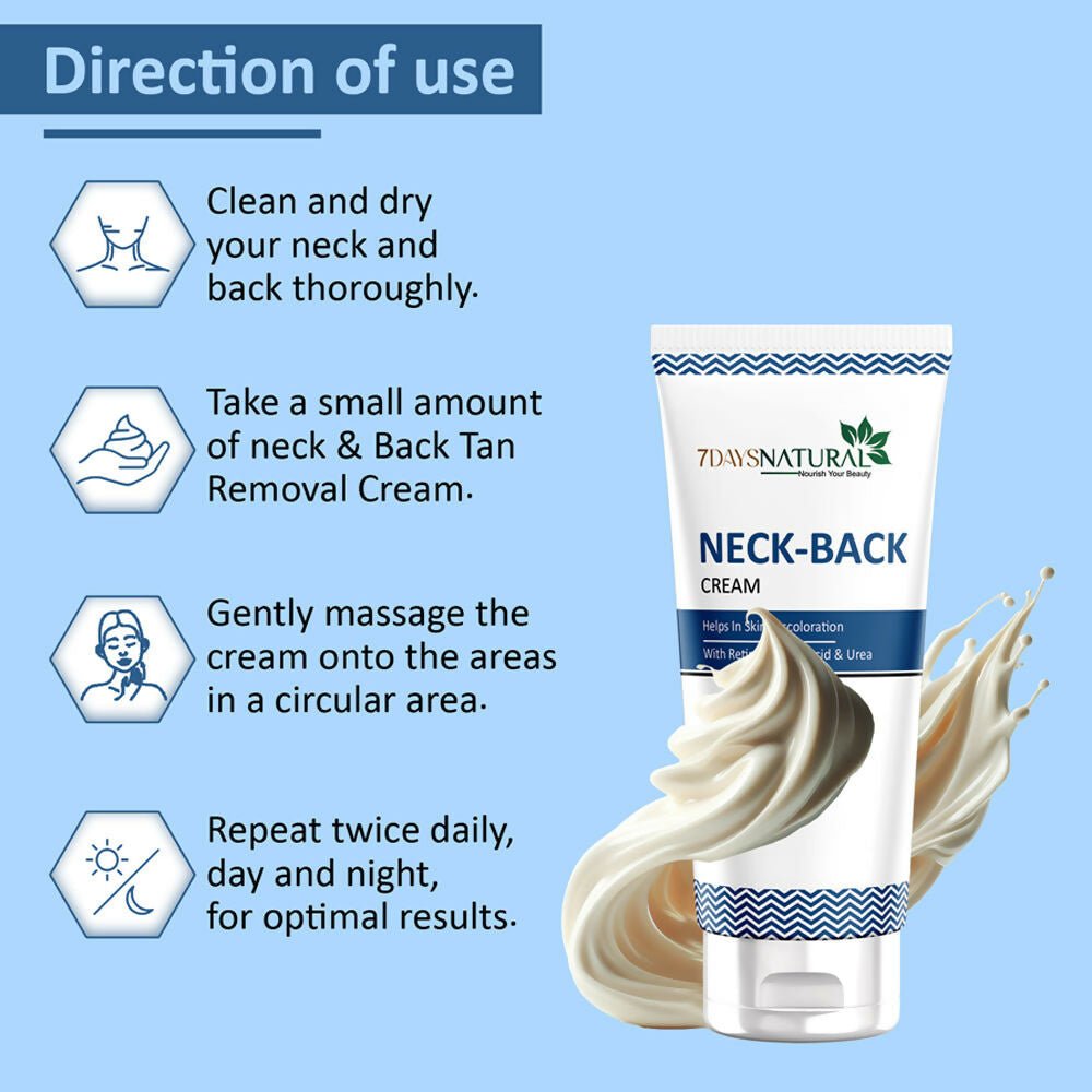 7 Days Neck Back Cream - Indyancart