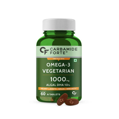 Carbamide Forte Omega-3 Vegetarian Tablets - Indyancart
