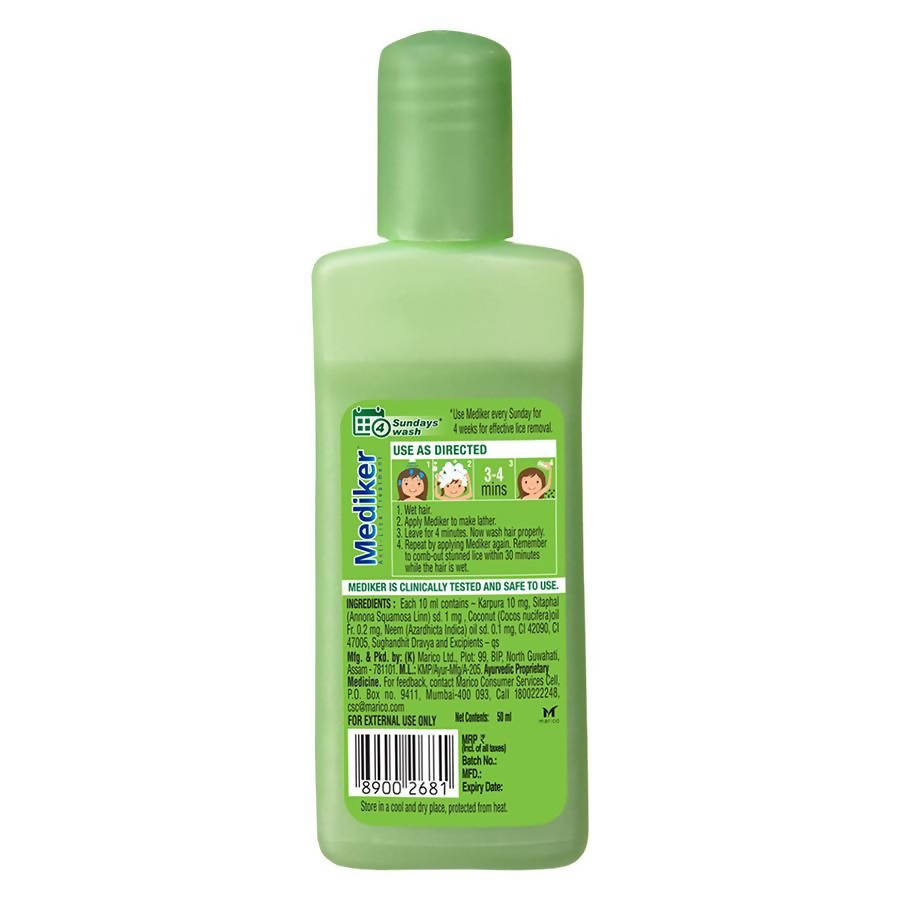Mediker Lice Treatment Shampoo - Indyancart