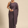 Dhiyona GR Women's Aahana Faded Purple Satin Saree
