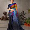 Dhiyona GR Women's Aastha Multicolour Silk Blend Digital Print Saree