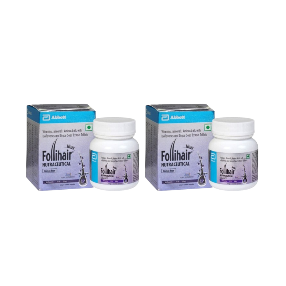 Abbott New Follihair Tablets, For Hair Growth - Indyancart