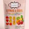 Confect Citrus & Cool Gummies | Pack of Orange, Lemon, Watermelon, Pineapple, Kiwi, Apple Gummies |