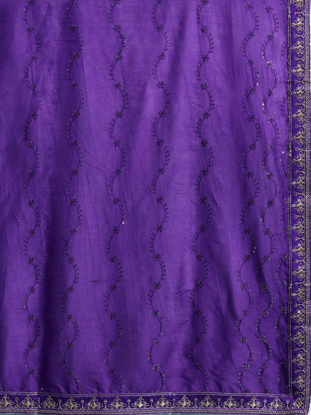 Ethnic Motifs Embroidered Kurta with Trousers & Dupatta