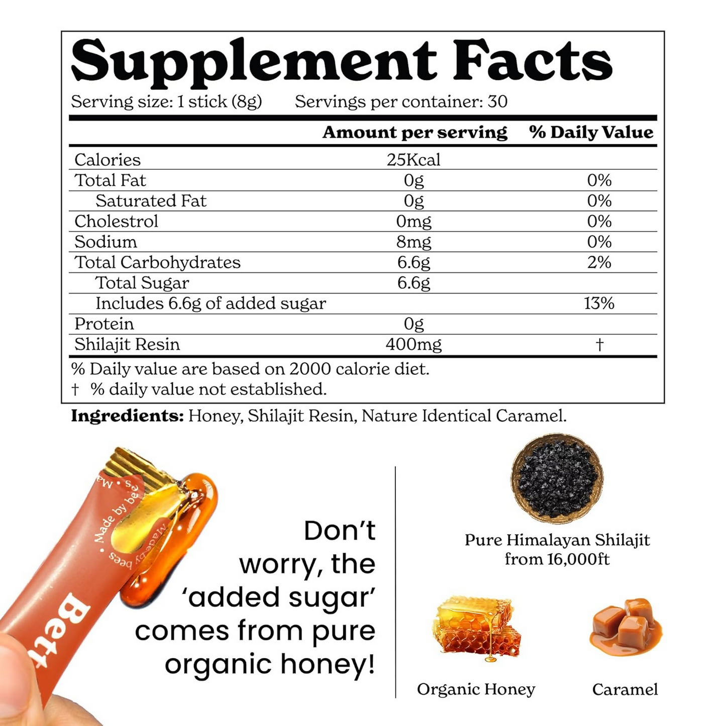 Better Alt Pure Himalayan Sj Honey Sticks