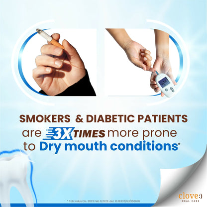 Clove Hydrate Toothpaste Dry Mouth Solution