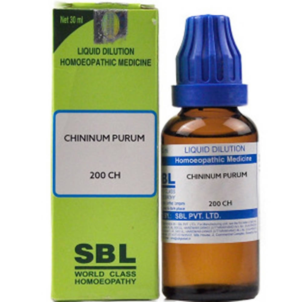 SBL Homeopathy Chininum Purum Dilution