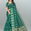 Dhiyona GR Women's Aksaya Spring Green Organza Saree