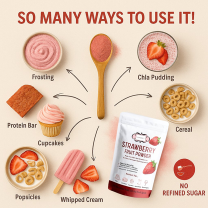 Confect Strawberry Fruit Powder