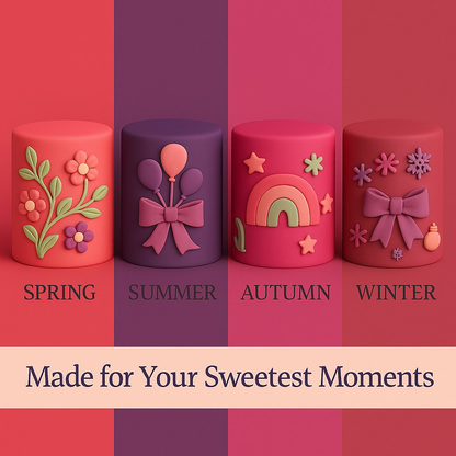 Confect Multipack of Melon Pink, Purple, Fuschia Pink and Old rose Sugarpaste 06