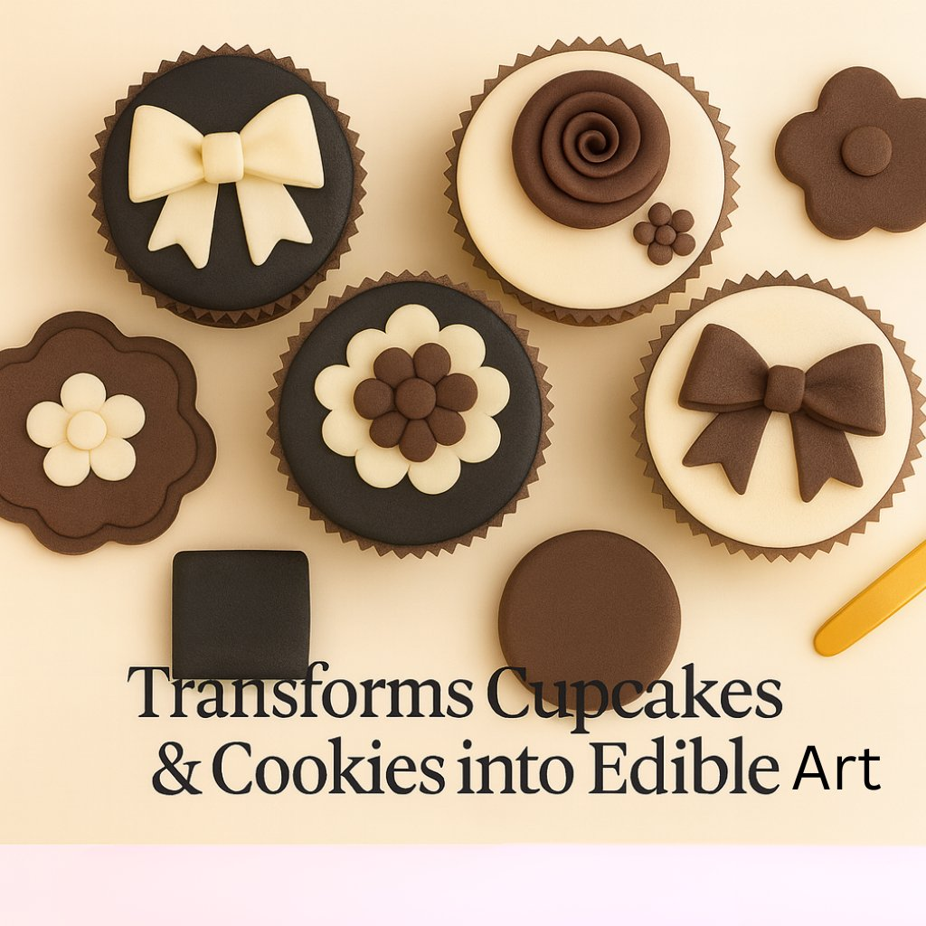 Confect Multipack of Black, White, Skin and Brown Sugarpaste 04