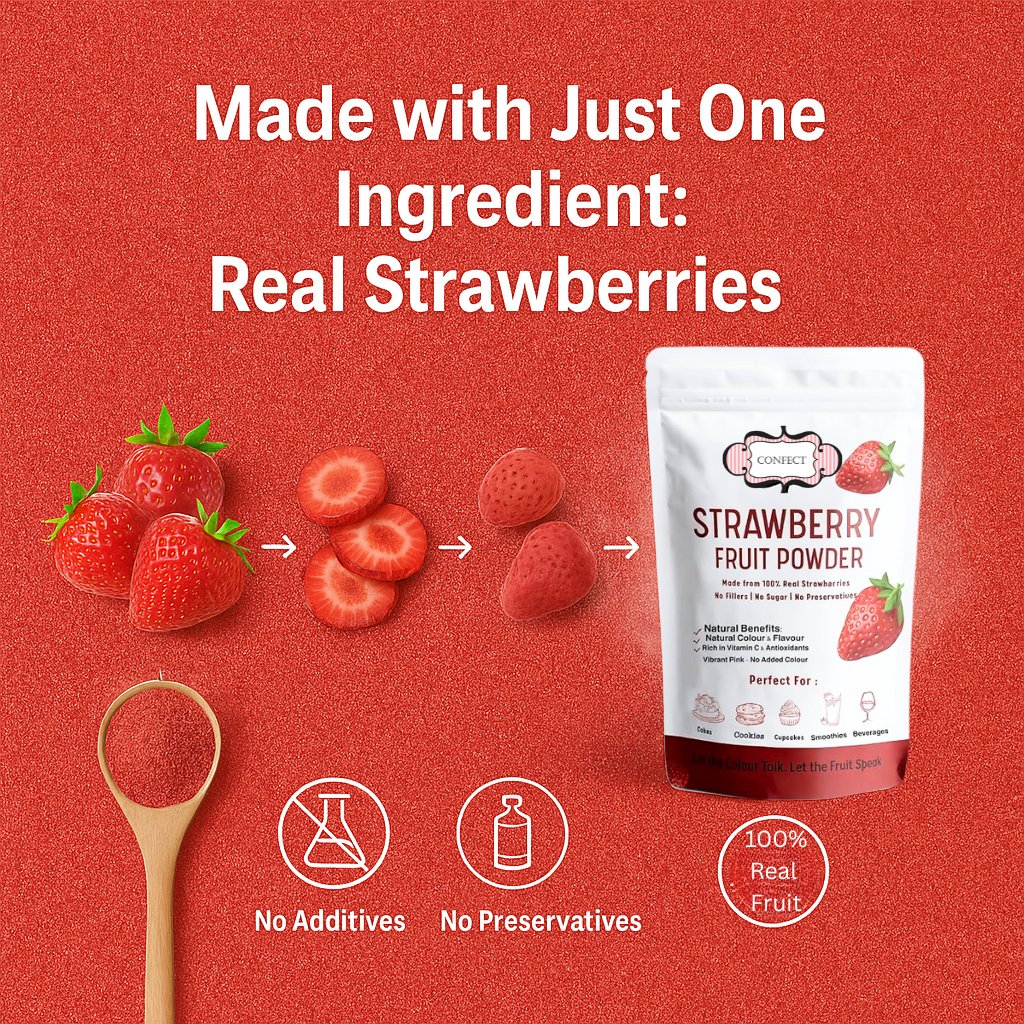 Confect Strawberry Fruit Powder