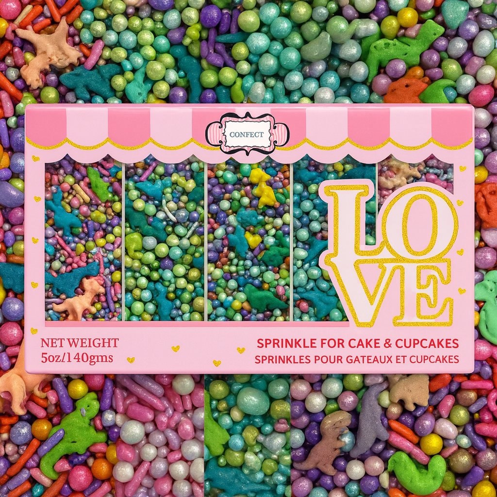 Confect Dino Sprinkles Multipack  04
