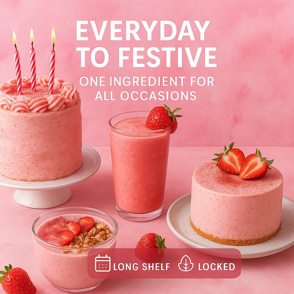 Confect Strawberry Fruit Powder