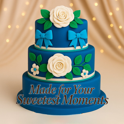 Confect Multipack of White, Electric Blue, Emerald Green and Royal Blue Sugarpaste 23