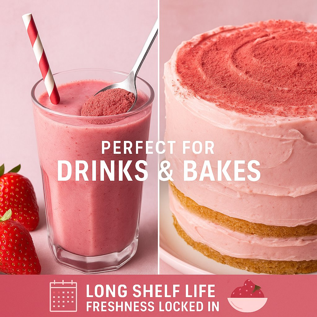 Confect Strawberry Fruit Powder