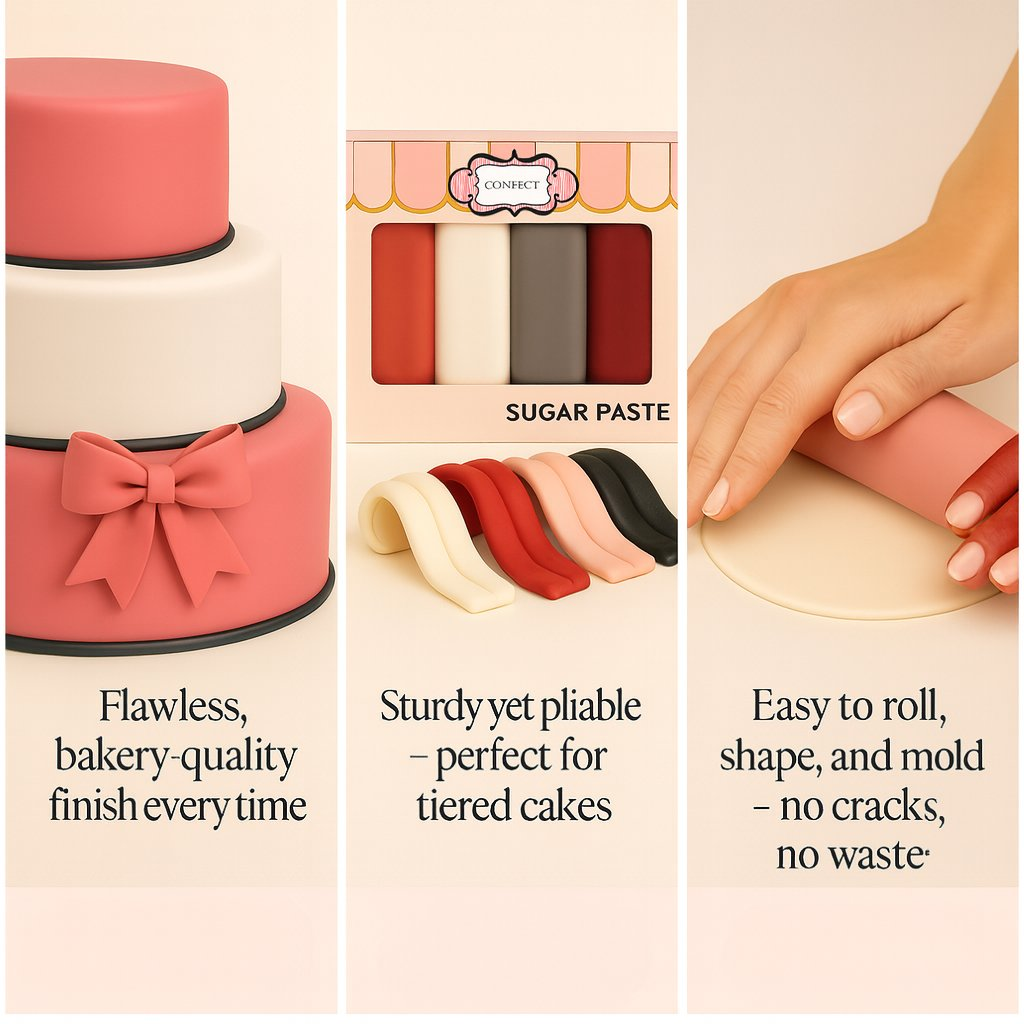 Confect Multipack of Blush Pink, White, Red and Black 28