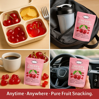Confect Cherry Splash Sours Gummies
