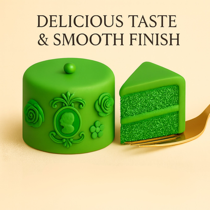 Confect Multipack of Pea green, Lime Green, Neon Green and Emerald Green Sugarpaste 07