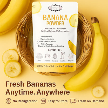 Confect Banana Fruit Powder