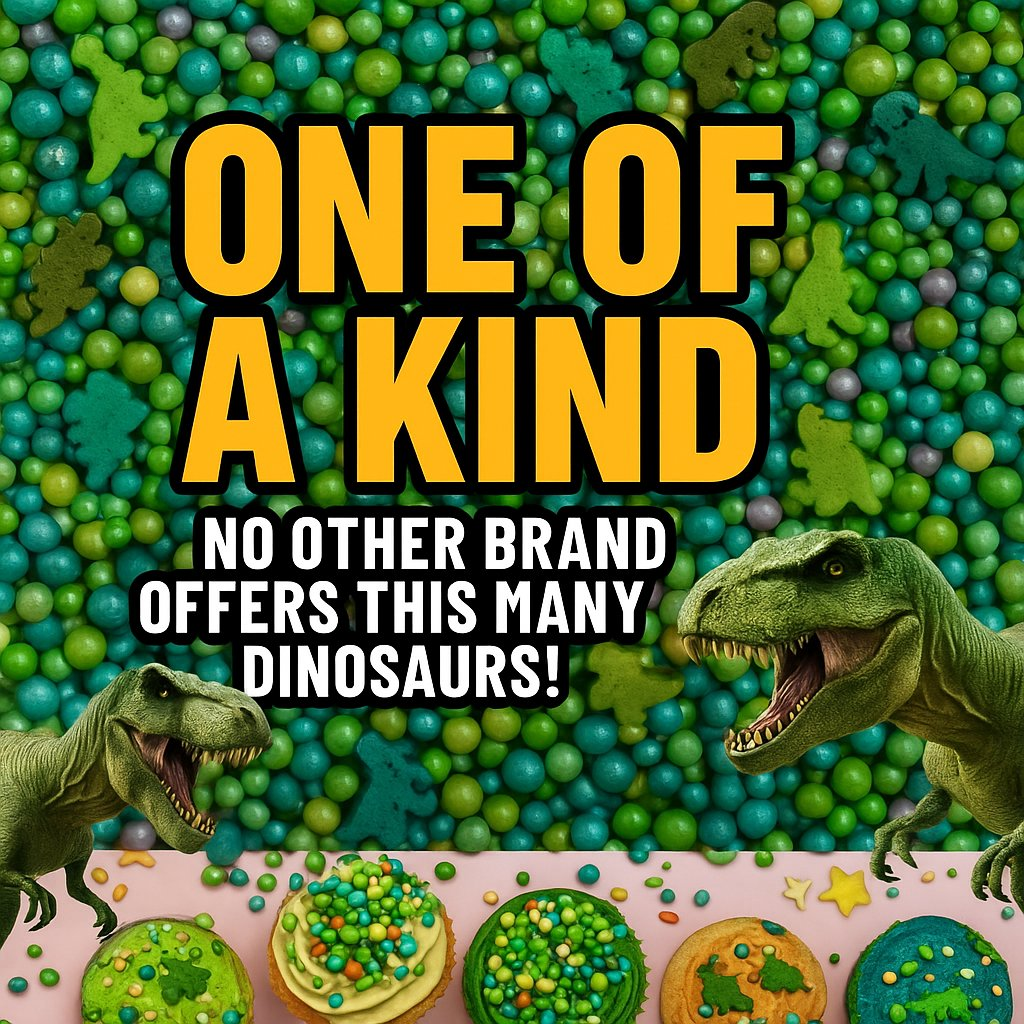 Confect Dino Sprinkles Multipack  03