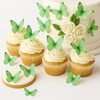 Confect Mint Green | Pack of 56 Edible Wafer Paper Butterflies