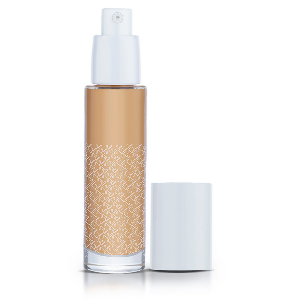Kay Beauty Hydrating Foundation in shade 145N Medium, creamy liquid foundation with smooth application and natural finish.