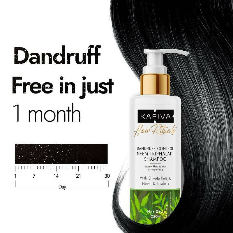 Kapiva Ayurveda Hair Rituals Neem Triphaladi Shampoo for Dandruff Control - Indyancart