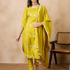 Dhiyona RV Women's Sequin Embroidery Straight Side Slit Kurta Set With Dupatta