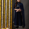 Dhiyona RV Women's Faux Georgette Fabric  Embroidered Kurta Set With Dupatta