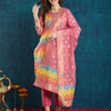 Dhiyona RV Women's Cotton Chanderi Fabric Jacquard  Kurta Set With Jacquard Print Dupatta