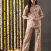 Dhiyona RV Women's Cotton Blend Fabric Machine Print Shirt With Pants