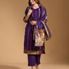 Dhiyona RV Women's Cotton Chanderi Fabric Jacquard Print Kurta Set With Dupatta