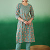 Dhiyona RV Women's Exclusive Soft Cotton Fabric Printed Kurta With Pants