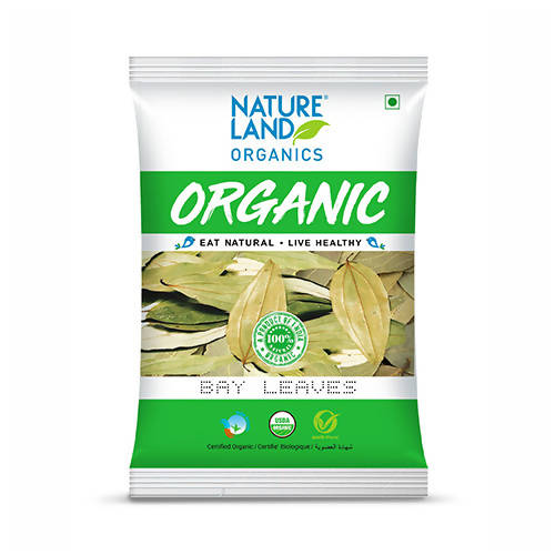 Nature Land Organics Bay Leaves - Indyancart
