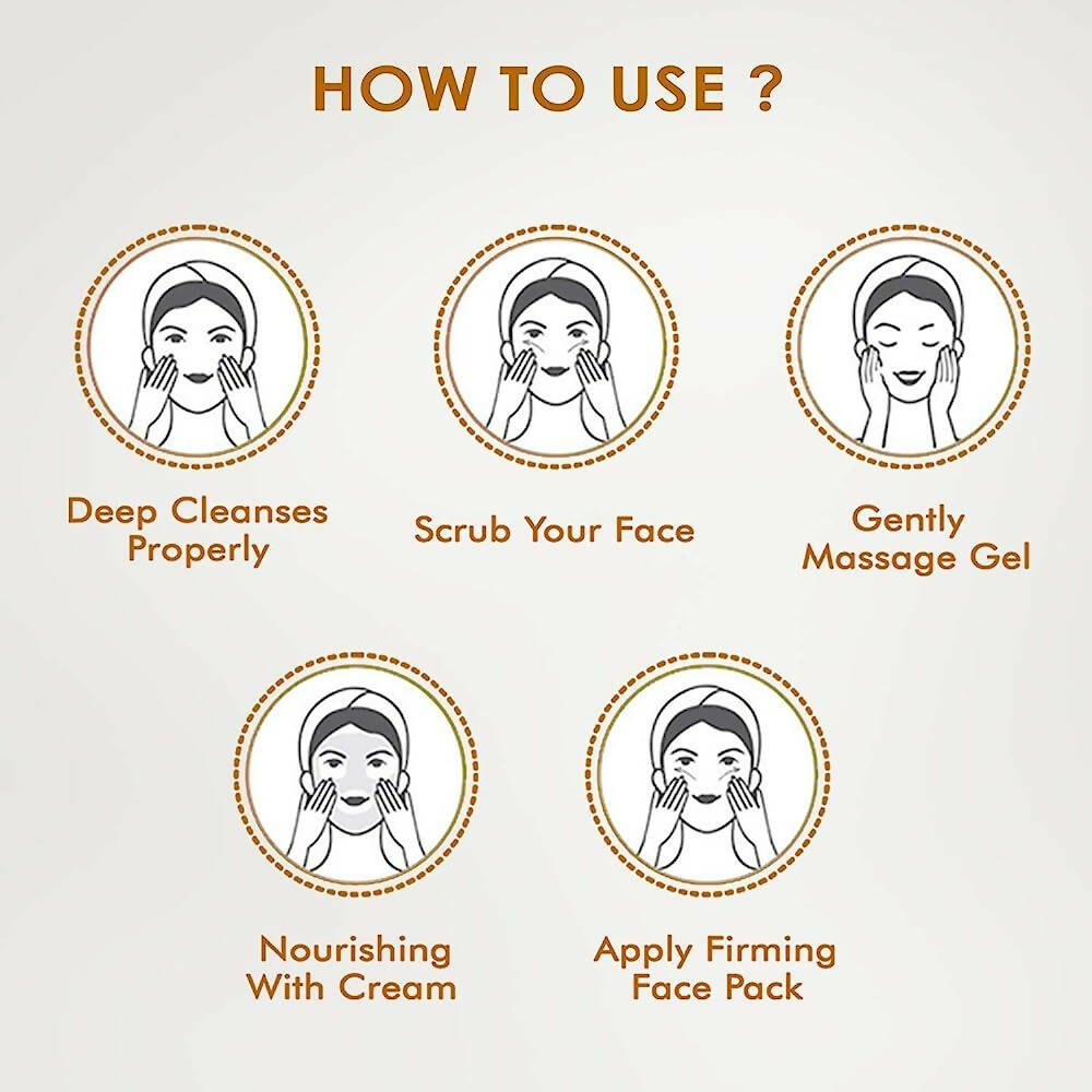 NutriGlow Gold Kesar Facial Kit - Indyancart