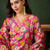 Dhiyona SN Women's Floral Printed Sequinned Pure Cotton Straight Kurta & Trouser With Dupatta