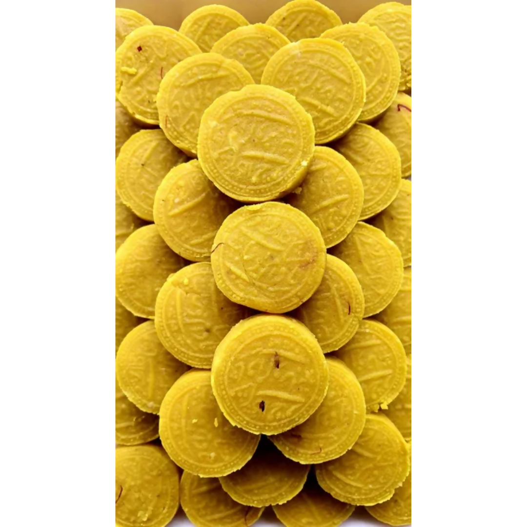 Hameedi Confectioners Zafrani Badam Ashrafi