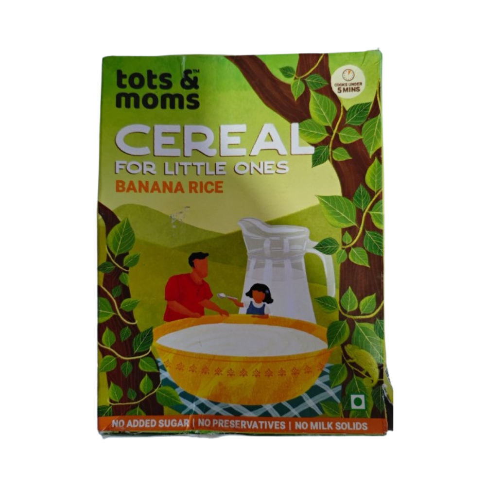 Tots and Moms Organic Cereal Banana Rice - Indyancart