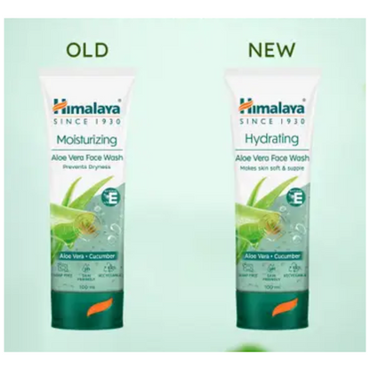 Himalaya Herbals Moisturizing Aloe Vera Face Wash - Indyancart