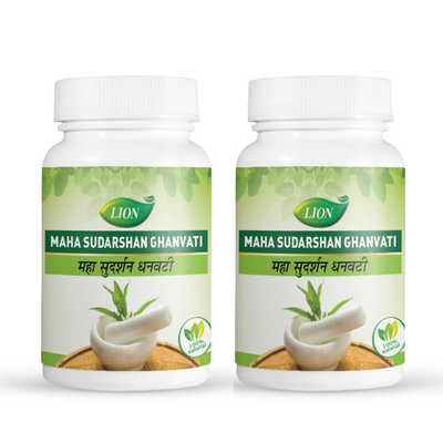 Lion Ayurveda Mahasudarshan Ghanvati