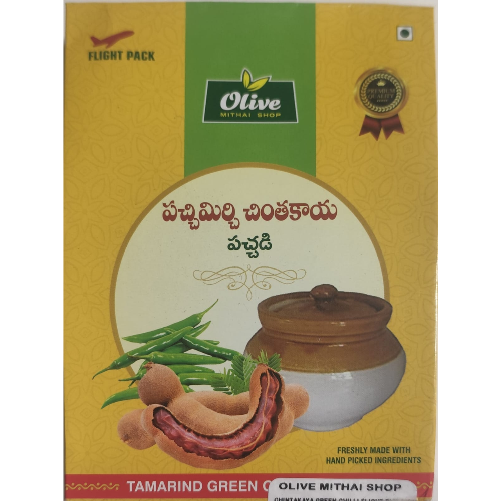 Olive Mithai Chintakaya Greenchilli Pickle