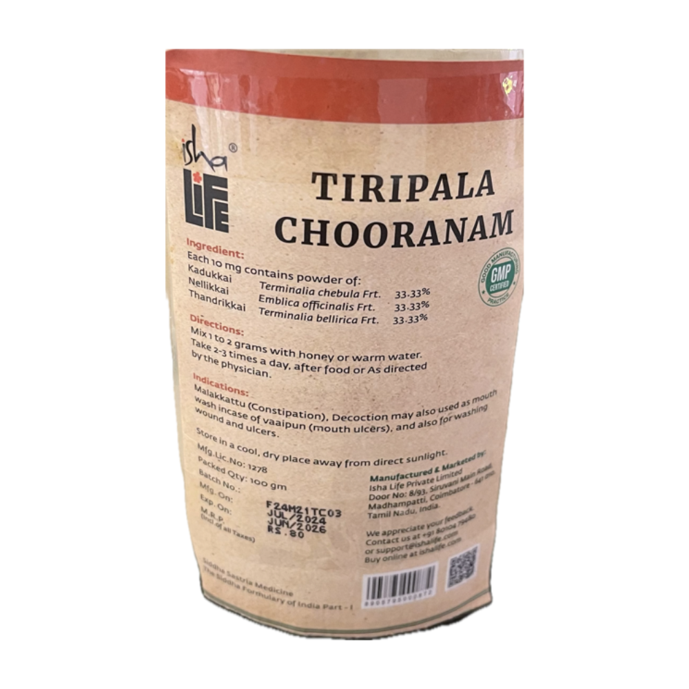 Isha Arogya Triphala Chooranam - Indyancart