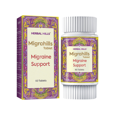 Herbal Hills Migrahills Migraine Support Tablets