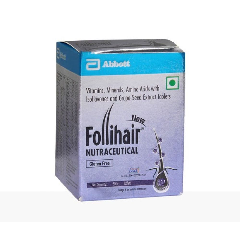 Abbott New Follihair Nutraceutical Tablets - Indyancart